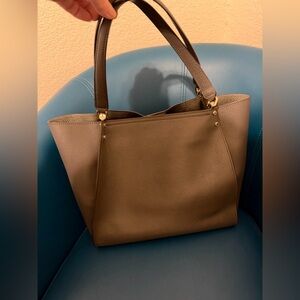 Pourchet Weekly large tote bag, gray (taupe)